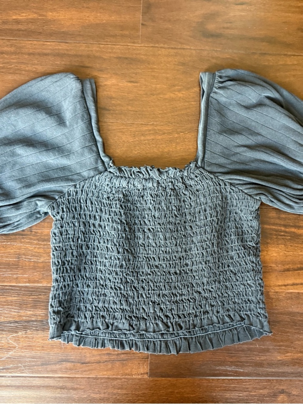 We The Free 100% Cotton Smocked Top size medium - Picture 2 of 4